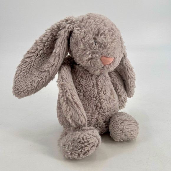 Jellycat Grey Bashful Bunny 12” Plush Stuffed Animal - Picture 1 of 4